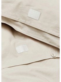 Béžové obliečky na jednolôžko z bavlneného perkálu 140x200 cm Christmas Fable – JUNA