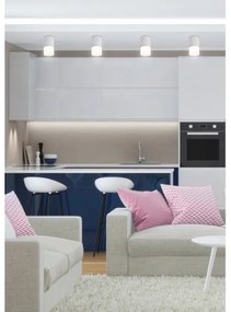 Bodové svietidlo TUBA 1xGU10/15W/230V šedá/biela