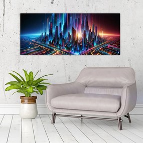 Obraz - Mesto budúcnosti (120x50 cm)