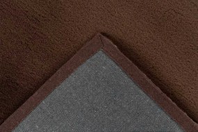 Lalee Kusový koberec Emotion 500 Brown Rozmer koberca: 60 x 110 cm