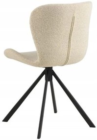 Otočná jídelní židle Batilda A1 krémová