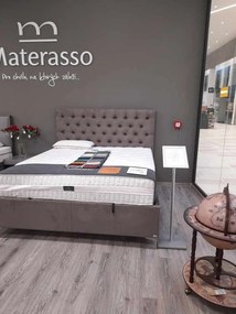 Materasso Posteľ Chesterfield, 180 x 200 cm, Boxpring Mobil, Cenová kategória "C"