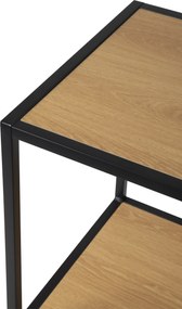 Noela Knižnica regál ARCANA 120x37 prírodná