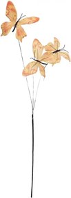 Dekoračná vetvička so žltými motýlikami Butterfly - 10*10*65 cm