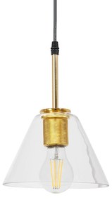 Toolight, závesné svietidlo 1xE27 APP1179-1CP, zlatá, OSW-40016