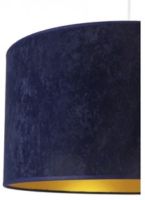 Duolla - Luster na lanku ROLLER 1xE27/40W/230V pr. 40 cm modrá