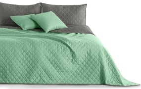 DecoKing Prehoz na posteľ Axel mätová/oceľová, 170 x 210 cm, 170 x 210 cm