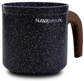 Hrniec na mlieko Alu Granit Nature 11cm