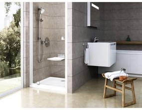 Ravak XA037701010 - Štvorcová sprchová vanička PERSEUS 90x90 cm biela