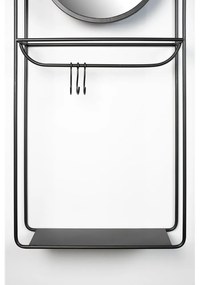 Čierna oceľová predsieňová zostava Duco – White Label