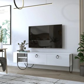 TV stolek NORFOLK 150 cm bílý