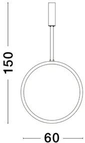 LED luster Change 60 čierne