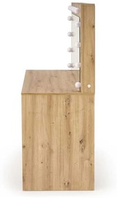 Toaletný stolík Hollywood XL, dub artisan