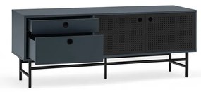 Tmavomodrý TV stolík 140x52 cm Punto - Teulat