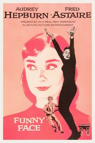 Obrazová reprodukcia Funny Face / Audrey Hepburn & Fred Astaire (Retro Movie), (26.7 x 40 cm)