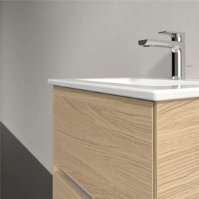 VILLEROY &amp; BOCH Collaro závesná skrinka pod umývadielko, 2 zásuvky, s LED osvetlením, 472 x 404 x 610 mm, Nordic Oak, C141B0VJ