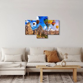 Obraz - Teplovzdušné balóny, Cappadocia, Turkey. (90x60 cm)