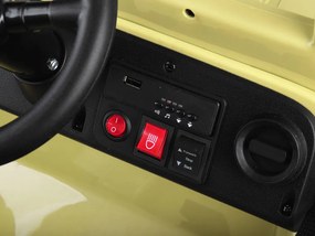 JOKOMISIADA Elektrické vojenské auto Willys na akumulátor na diaľkové ovládanie čierne PA0263