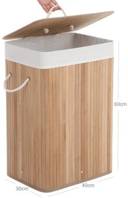 Hnedý kôš na bielizeň GUS