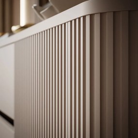 TV STOLÍK PORTOFINO GOLD BÉŽOVÝ 240 cm