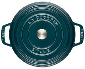 Staub Cocotte okrúhly hrniec 22 cm/2,6 l, morská modrá, 1102237