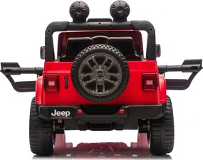 LEAN CARS Batéria pre vozidlá Jeep Rubicon 4x4 DK-JWR556 4x200W 24V červená