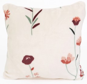 Obliečka na vankúšik mikroplyš Exclusive 40 × 40 cm - Vlčie maky béžové