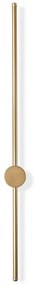 LED nástenné svietidlo v zlatej farbe ø 7 cm Sword – Opviq lights