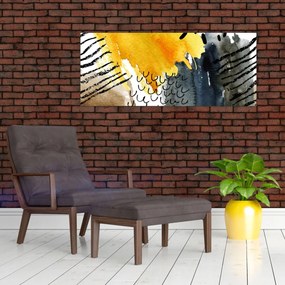 Obraz - Abstraktný akvarel (120x50 cm)