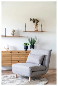 Svetlohnedá sklenená váza (výška 31 cm) – House Nordic