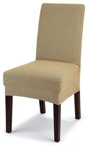 4Home Multielastický poťah na stoličku Comfort béžová, 40 - 50 cm, sada 2 ks