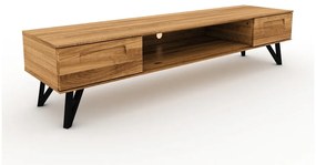 TV stolík z dubového dreva 182x42 cm Golo - The Beds