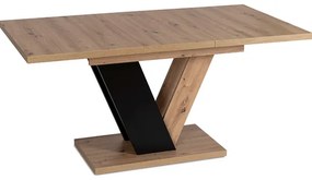 Jedálnský rozkladací stôl ARES hnedý/čierny dub- vintino.sk