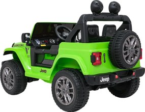 Ramiz Jeep Wrangler Rubicon LIFT elektrické autíčko pre deti zelené