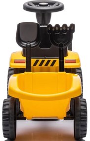 Odrážadlo traktor CAT 2xAA žltá/čierna