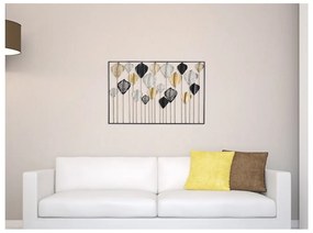 Železná nástenná dekorácia Mauro Ferretti Lex, 120 × 78,5 cm