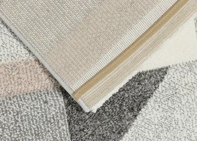 Koberce Breno Kusový koberec Pastel / Indigo 22663/955, sivá, viacfarebná,140 x 200 cm