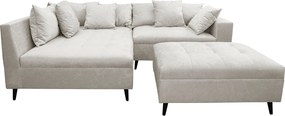 XXXLutz ROHOVÁ SEDAČKA, textil, svetlosivá MID.YOU - Sedačky - 001628000335