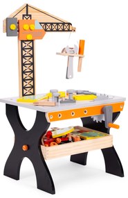 Drevený stôl na náradie pre deti, ECOTOYS