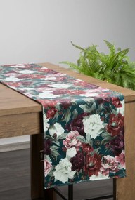 BEHÚŇ NA STÔL VELVET 2 35X180 CM VZOROVANÝ