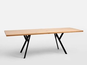 Jedálenský stôl ZX WOOD - 200x100cm,RAL9003-Biela