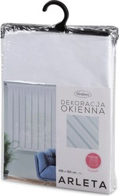 ZÁCLONA NA PÁSKE ARLETA 295X160 CM BIELA
