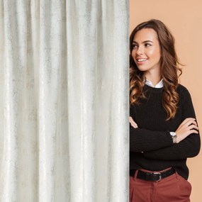 ZATEMŇOVACÍ ZÁVES NA PÁSKE INGRID 140X270 CM VZOROVANÁ