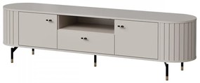 TV skrinka/stolík Terkiro 180 2D1S TR05, Farby: čierna