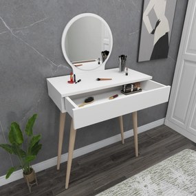 Kozmetický stolík Siena White