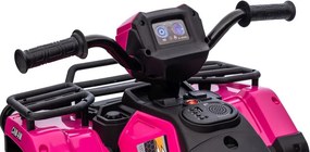 LEAN CARS Elektrická štvorkolka JC915 na akumulátor, ružová