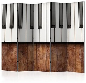 Paraván - Inspired by Chopin - mahogany II [Room Dividers] Veľkosť: 225x172, Verzia: Obojstranný