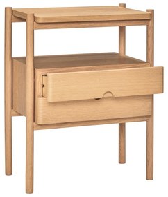 Nočný stolík v dekore duba v prírodnej farbe Appeal – Hübsch