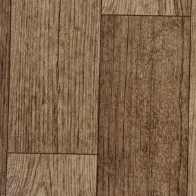 Multi-decor, PVC podlaha - lino AladinTex Štart 0201 dub tmavý, na mieru, šíře 2m, hnedá, bez podkladu, detská izba