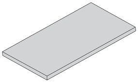 Laminovaná polica pre ELEMENT SYSTEM, 1200 x 200 mm, sivá
